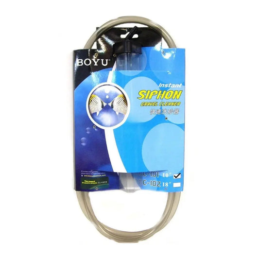 Boyu Aspirador de Fondos Sifón Triangular para Acuarios