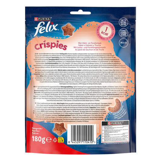 Felix Crispies Salmón & Trucha 180 g