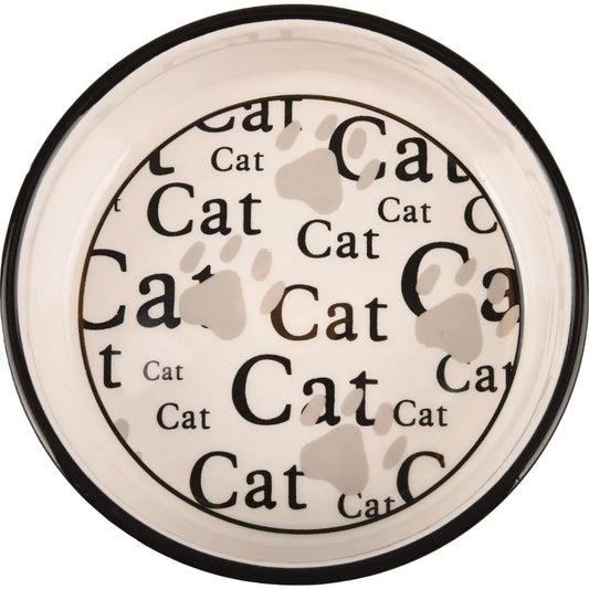 Flamingo Comedero Ceramica Gato Cat 13 cm