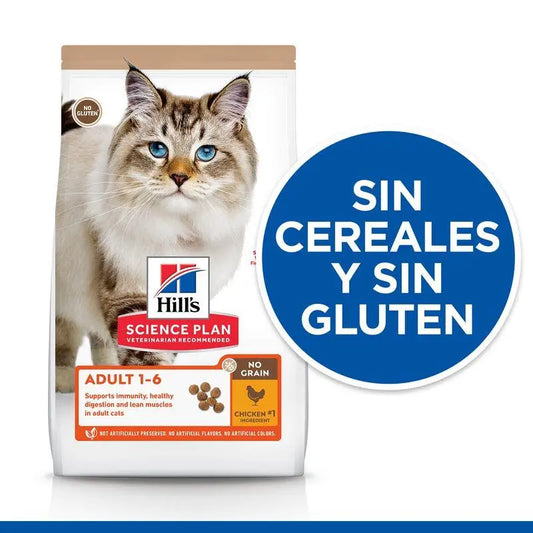 Hill'S Sp Feline Adult No Grain Pollo 1.5 kg