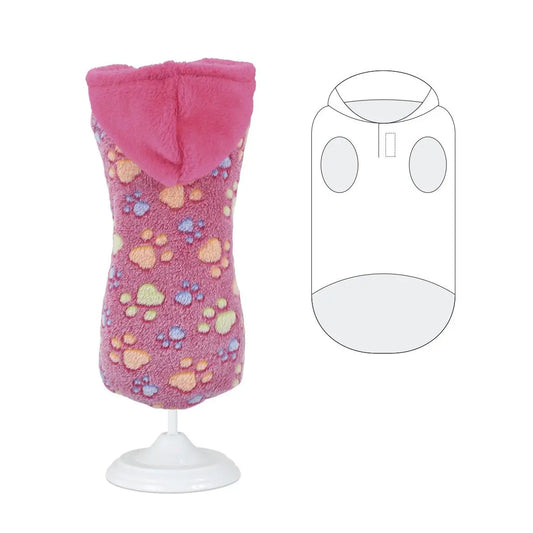 Sudadera con Capucha Color Paws