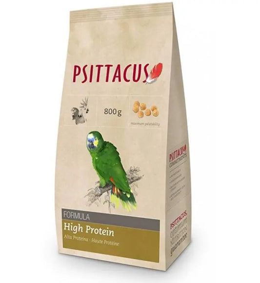 Psittacus Pienso Alta Proteina 800 g