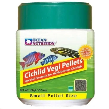 Ocean Nutrition Cichlid Vegi Pellets Sm 100 g