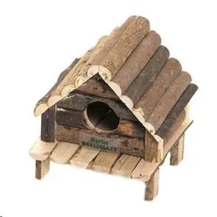 Flamingo Casa Madera Para Roedores Hudson 14X12X13 cm