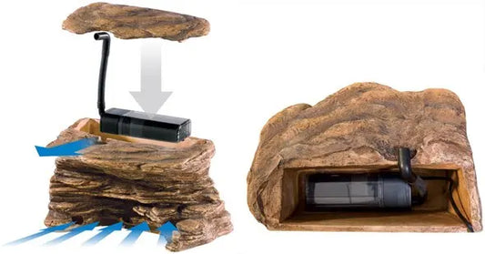 Exo Terra Filtro/Roca Tortuga Peq