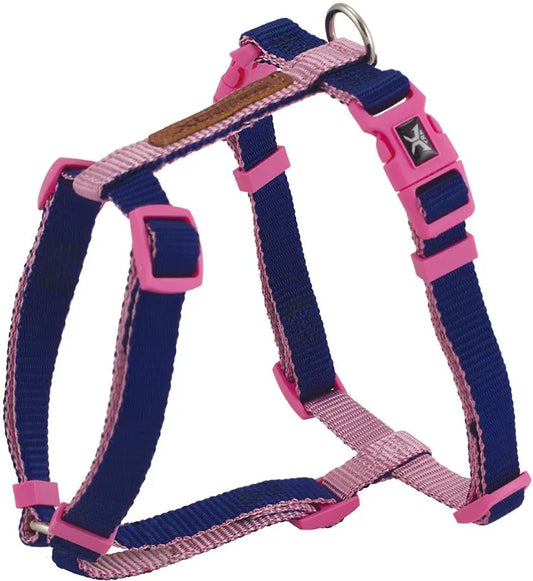 Arnes X-Trm Doble Premium Azul-Rosa 25-40 cm X 1 cm