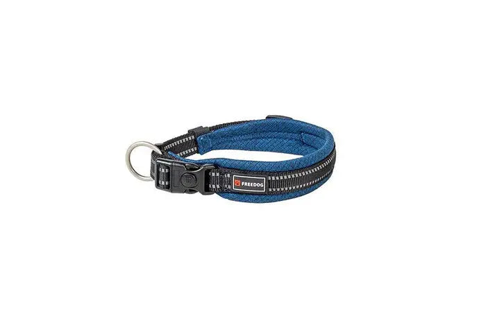 Collar Shiva Azul Marino 10Mmx20/35Cm T-Xs FREEDOG