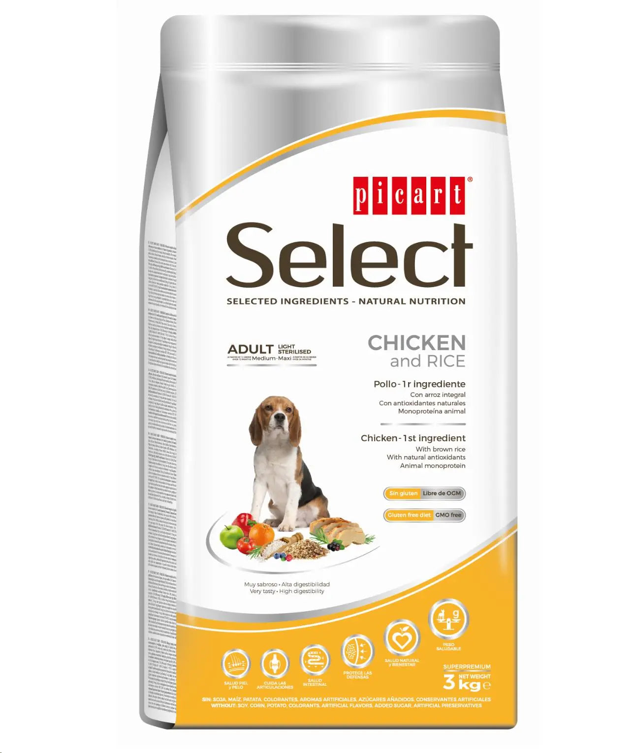 PICART SELECT DOG LIGHT - Todoanimal.es