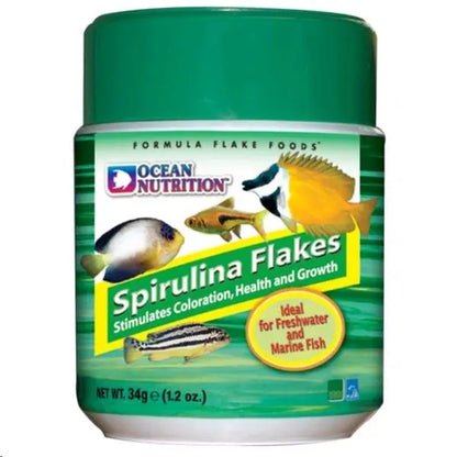 OCEAN NUTRICION SPIRULINA FLAKE - Todoanimal.es