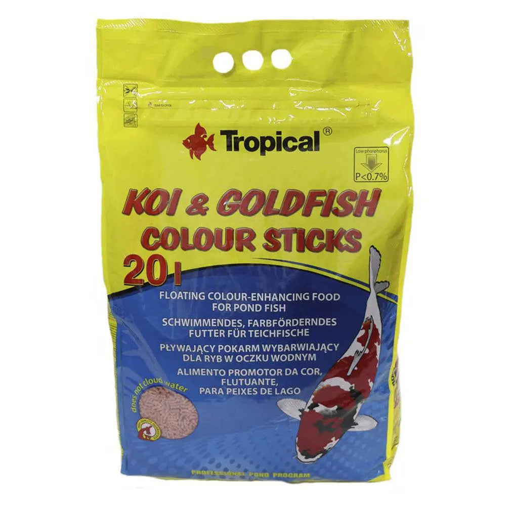 KOI & GOLDFISH COLOR STICKS BAG - Todoanimal.es