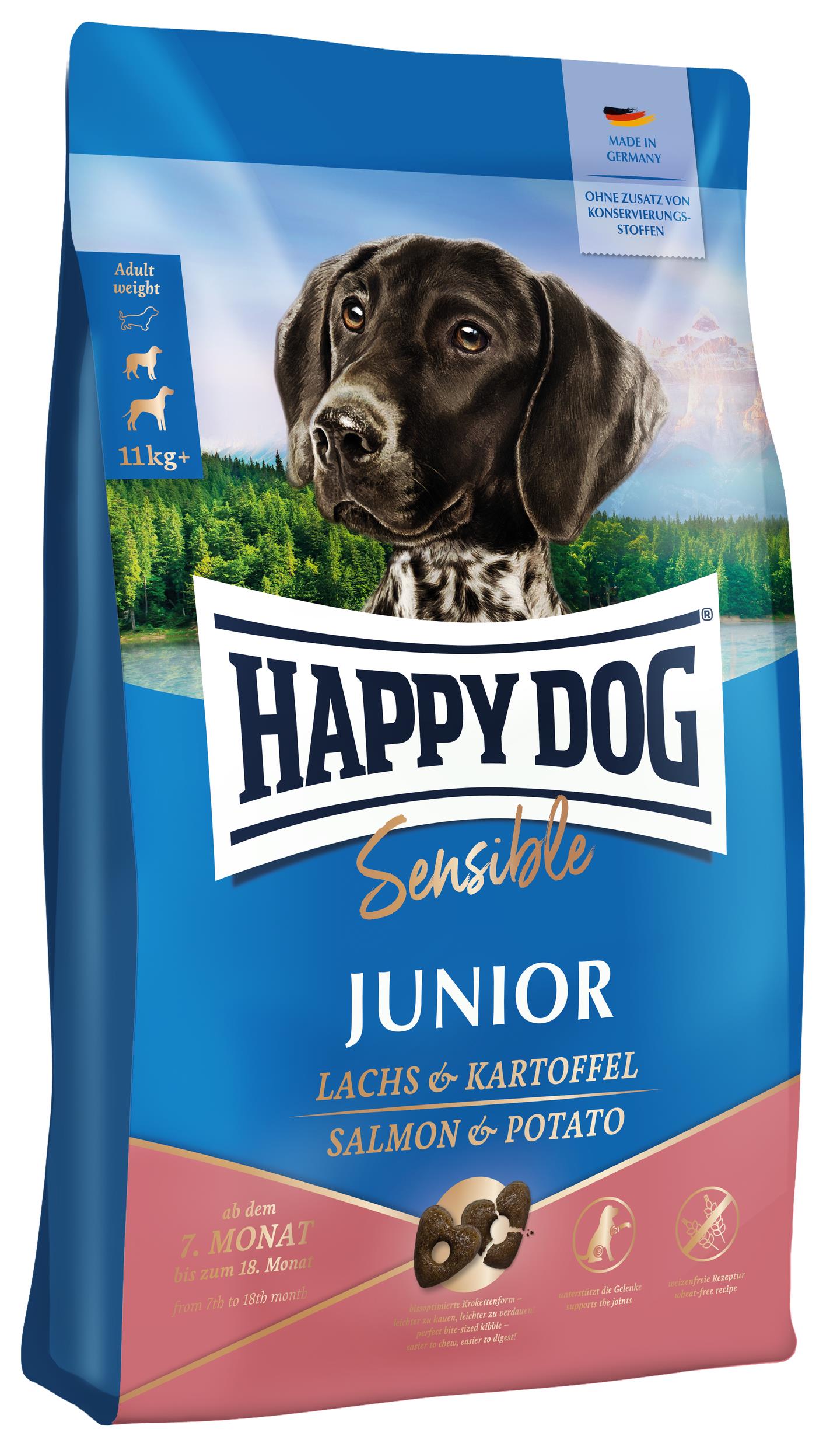 Happy Dog Sensible Junior Lachs & Kartoffel - Todoanimal.es