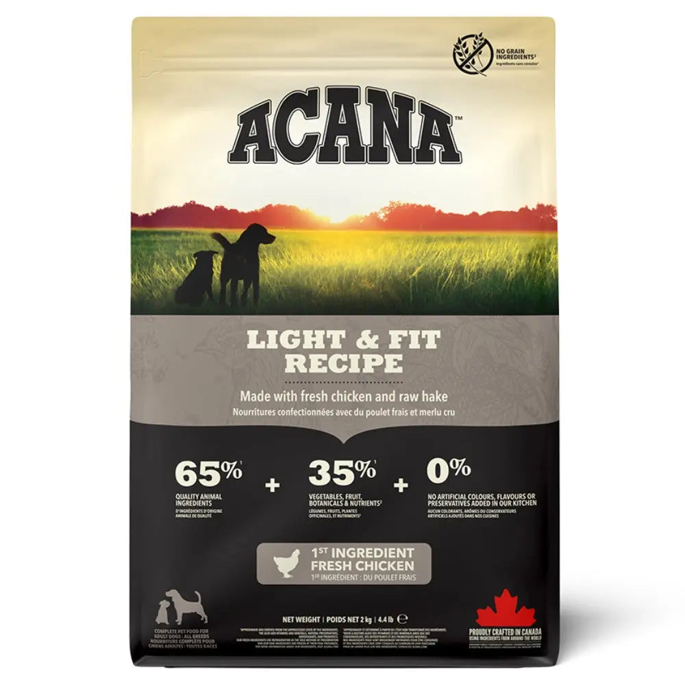 Acana Dog Light & Fit - Pienso Natural para Perros con Sobrepeso o Deportistas Acana