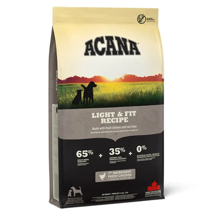 Acana Dog Light & Fit - Pienso Natural para Perros con Sobrepeso o Deportistas Acana