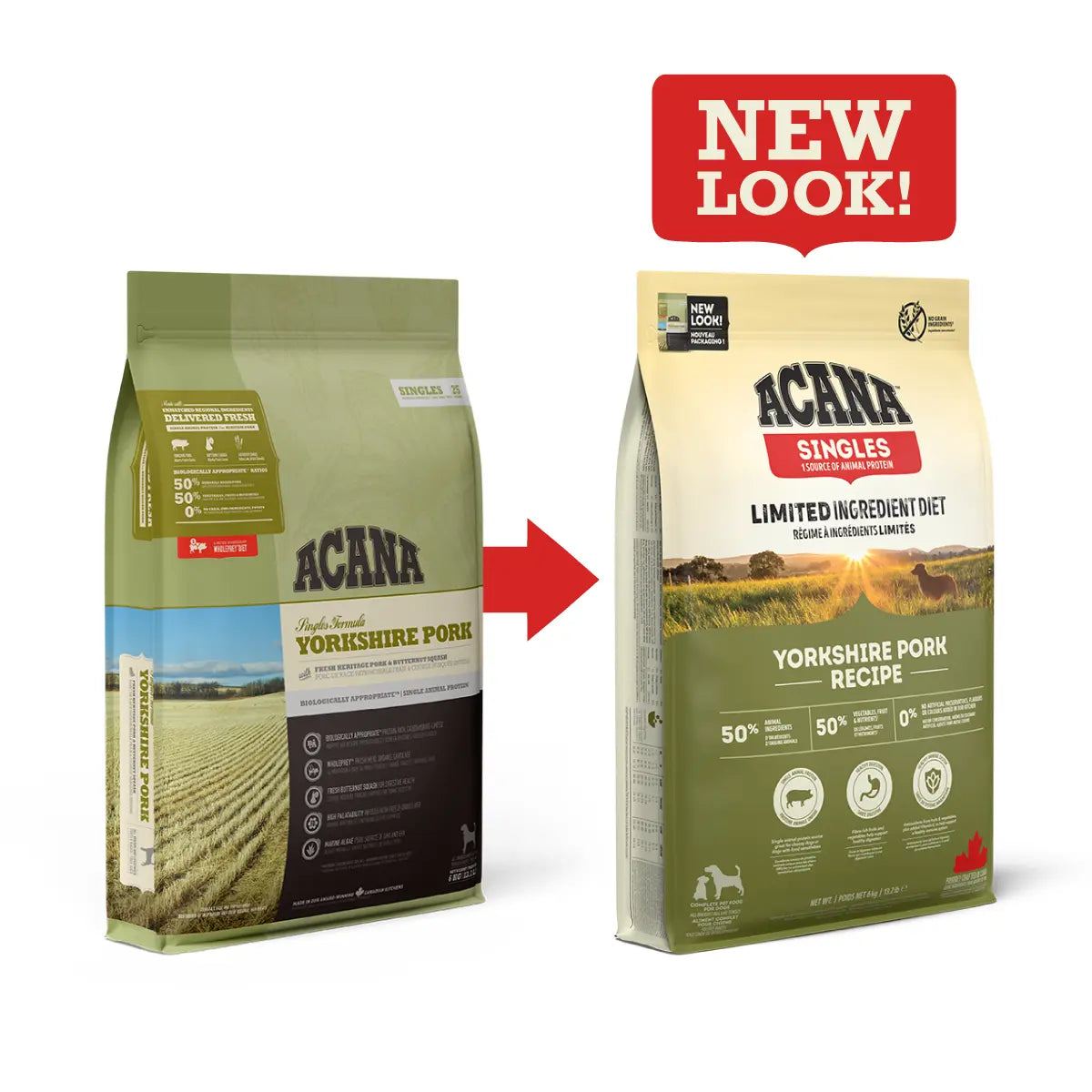 Acana Yorkshire Pork Recipe Pienso para Perros al mejor precio -Todoanimal.es