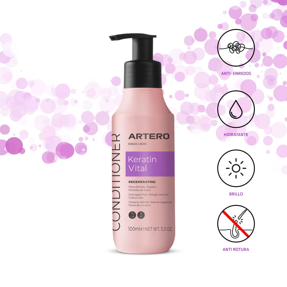 Acondicionador Keratin Vital 100 ml Artero al mejor precio -Todoanimal.es