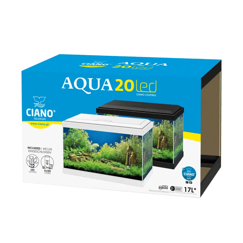 Acuario Aqua 20 Led Light Ciano Filtro Incluido al mejor precio -Todoanimal.es