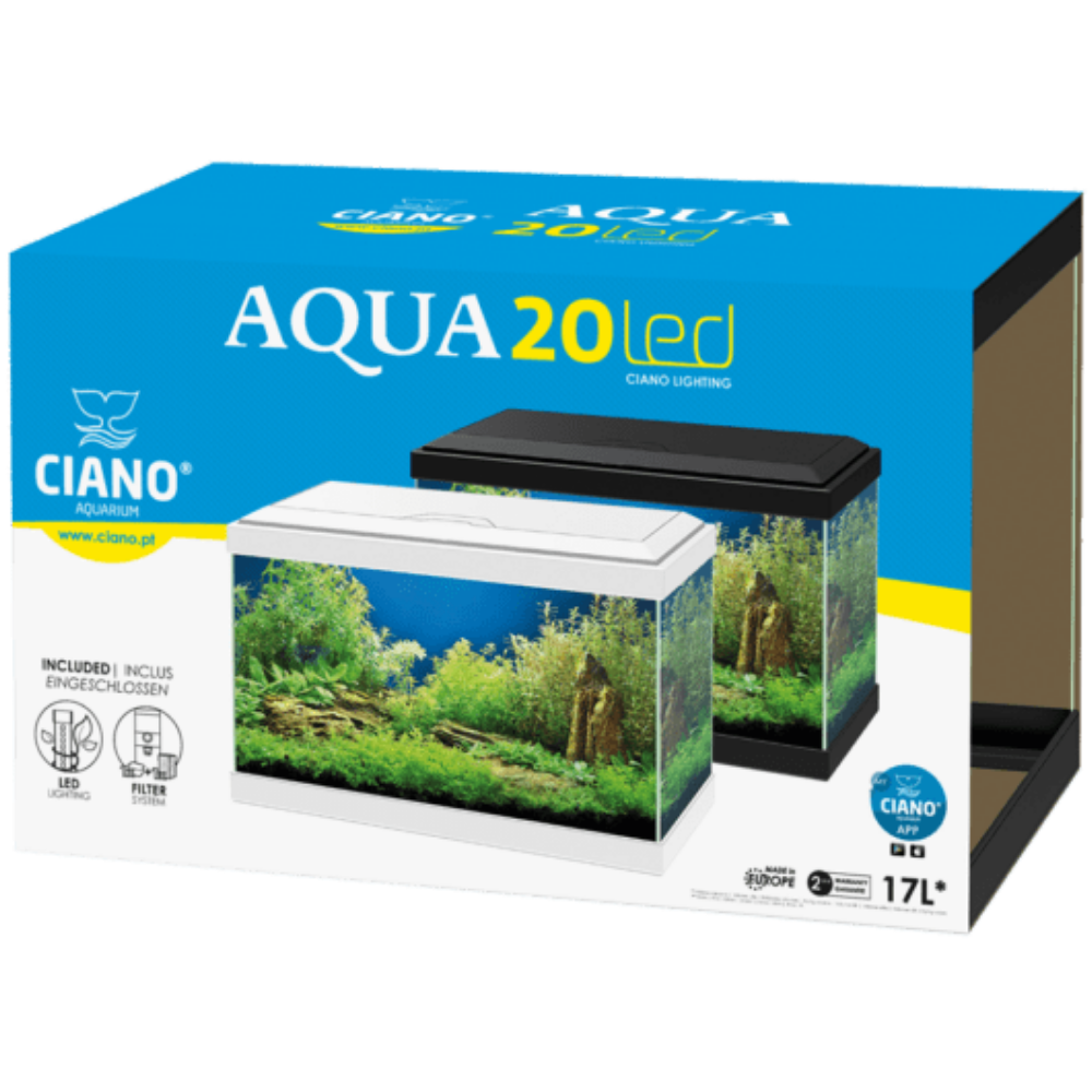 Acuario Aqua 20 Led Light Ciano Filtro Incluido al mejor precio -Todoanimal.es