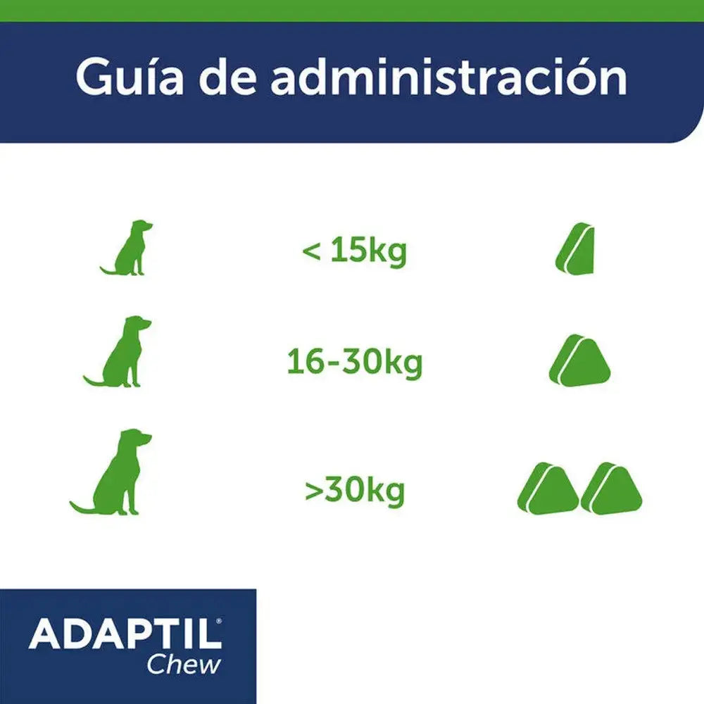 Adaptil Chews 30 Comprimidos Masticables Antiestrés y Relajante para Perros al mejor precio -Todoanimal.es
