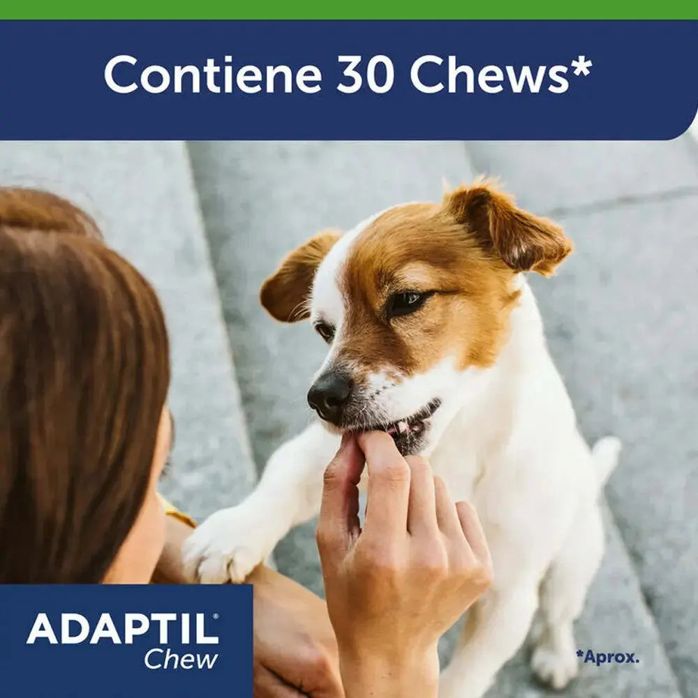 Adaptil Chews 30 Comprimidos Masticables Antiestrés y Relajante para Perros al mejor precio -Todoanimal.es