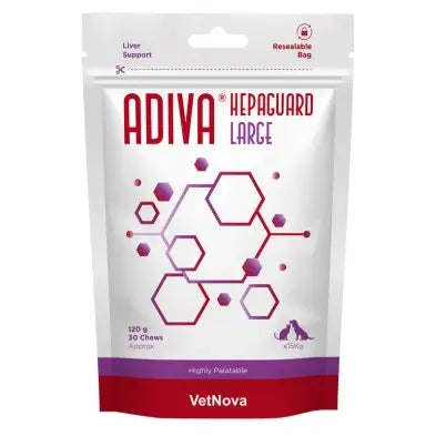 Adiva Hepaguard Large 30 Chews Todoanimal.es