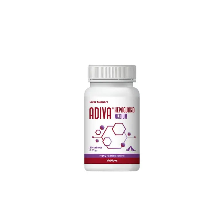 Adiva Hepaguard Medium 30 Comp. Todoanimal.es