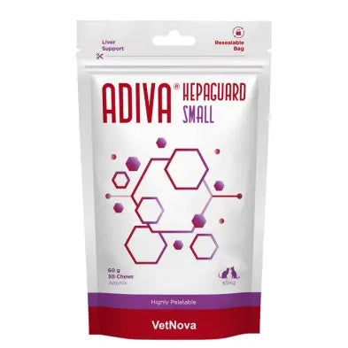 Adiva Hepaguard Small 30 Chews Todoanimal.es