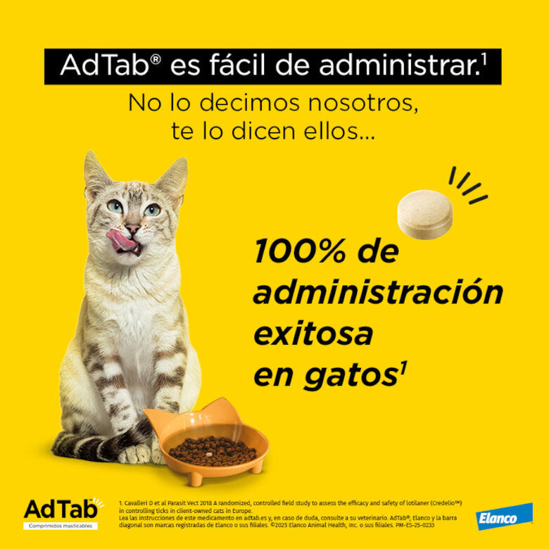 Adtab Comprimido Masticable Gatos al mejor precio -Todoanimal.es