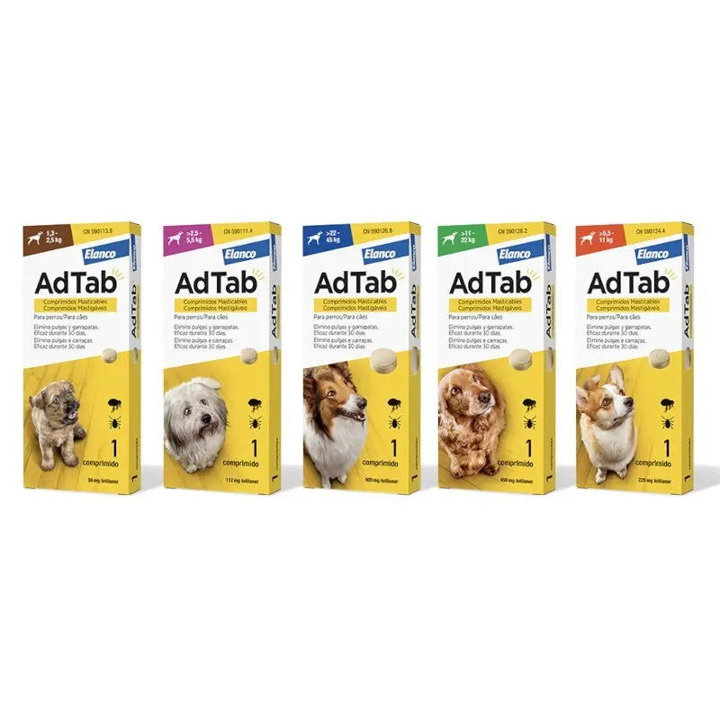 Adtab Comprimido Masticable Perros - 1 Ud. - Precios Más Baratos - Todoanimal