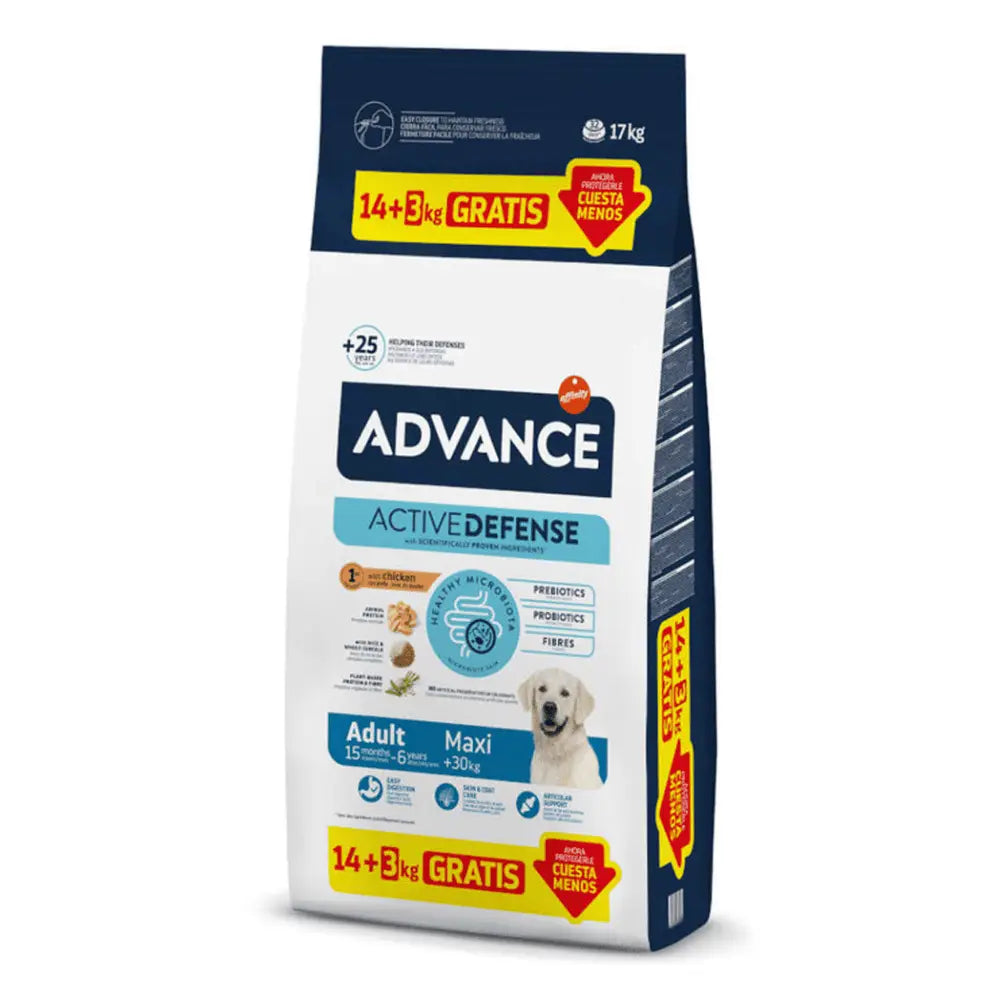 Advance Adult Maxi Chicken & Rice Pienso con Pollo y Arroz para Perros al mejor precio -Todoanimal.es