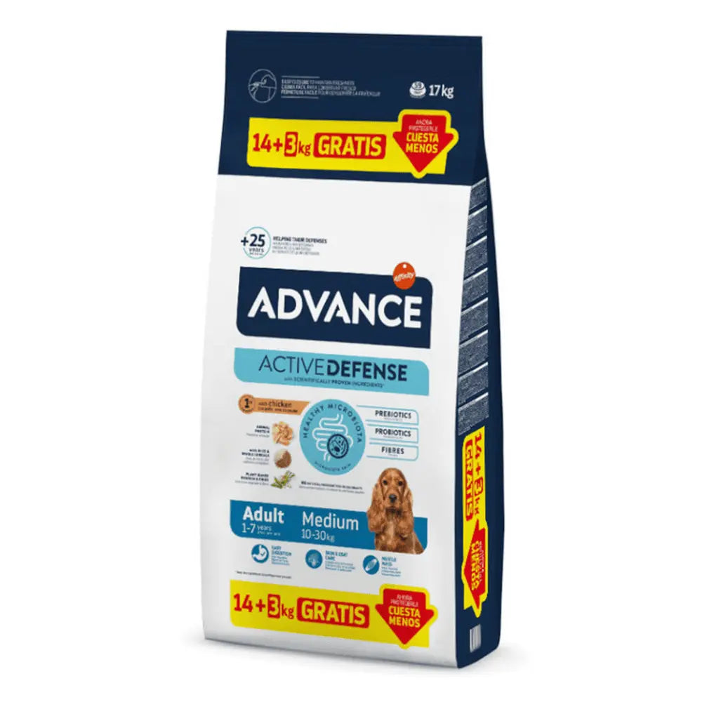 Advance Adult Medium Pollo y Arroz Pienso para Perros al mejor precio -Todoanimal.es