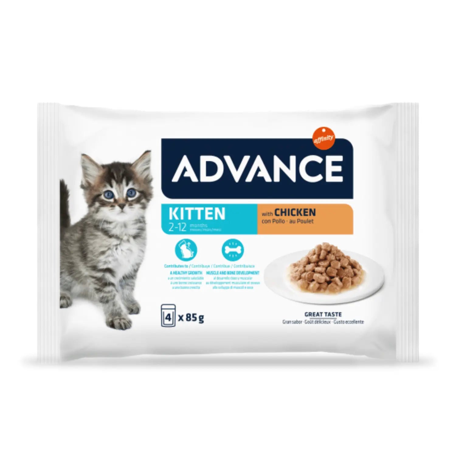 Advance Cat Bocaditos En Salsa 340Gr ADVANCE