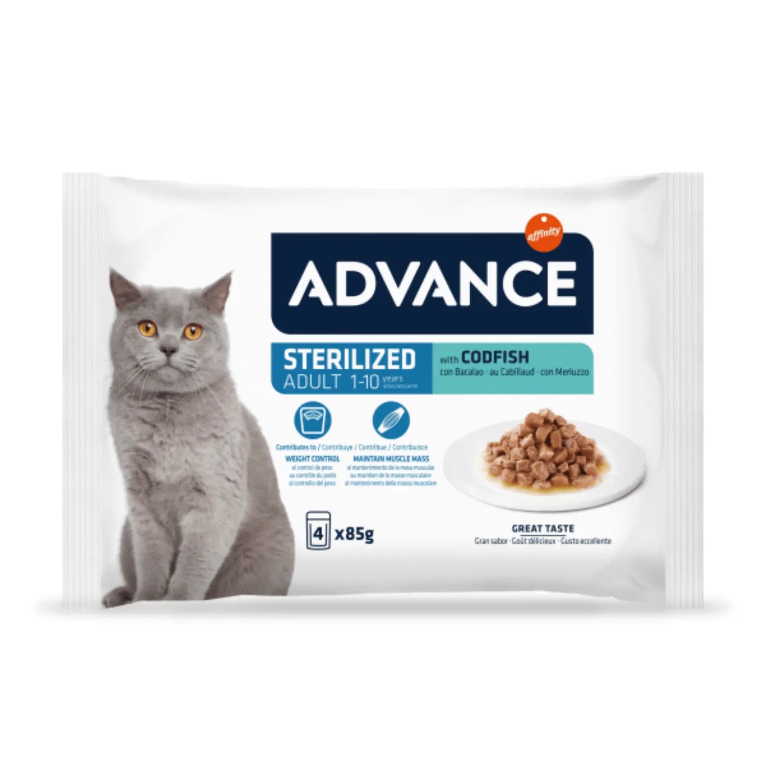 Advance Cat Bocaditos En Salsa 340Gr ADVANCE