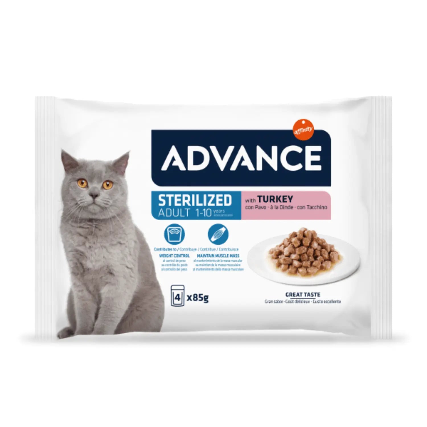Advance Cat Bocaditos En Salsa 340Gr ADVANCE