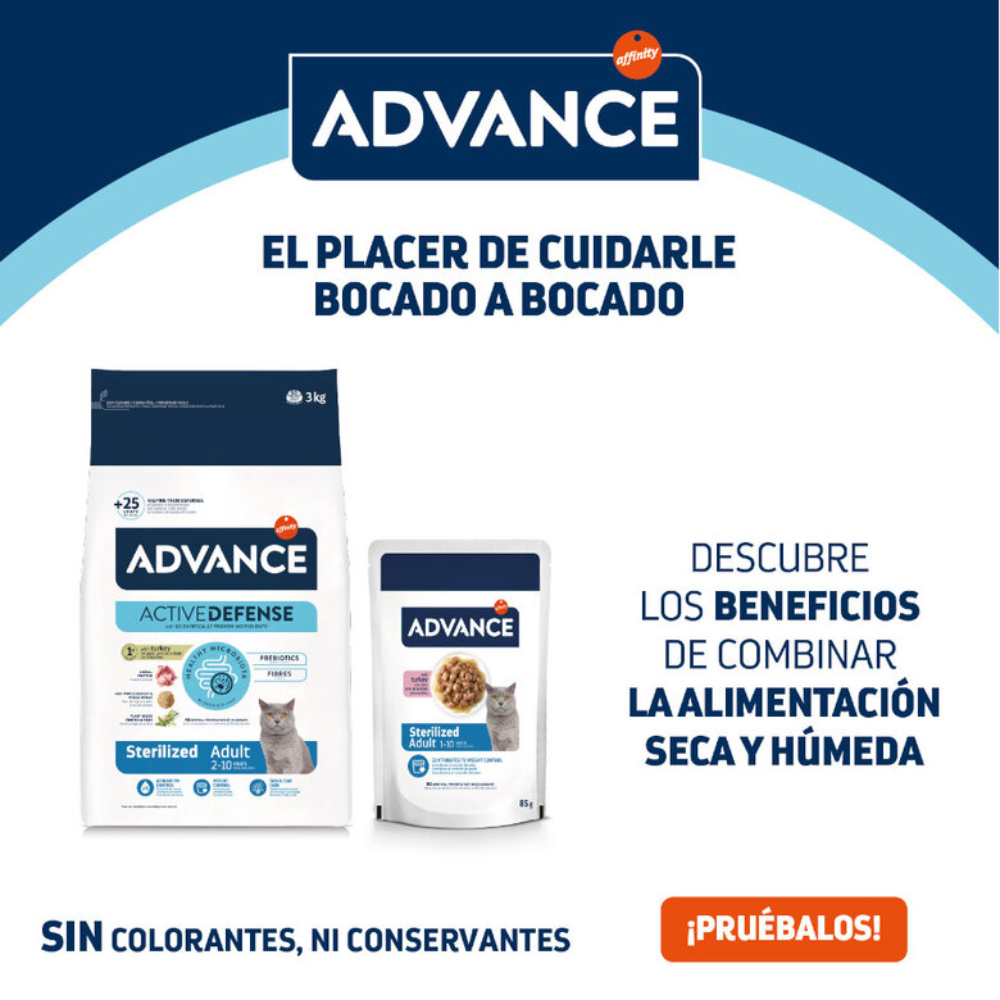 Advance Cat Bocaditos en Salsa para Gatos Adultos 85 g al mejor precio -Todoanimal.es