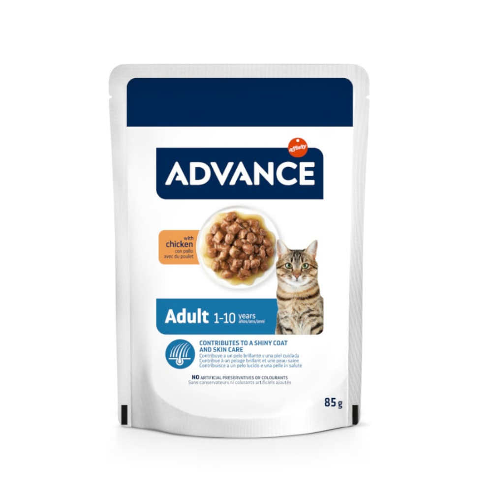 Advance Cat Bocaditos en Salsa para Gatos Adultos 85 g al mejor precio -Todoanimal.es