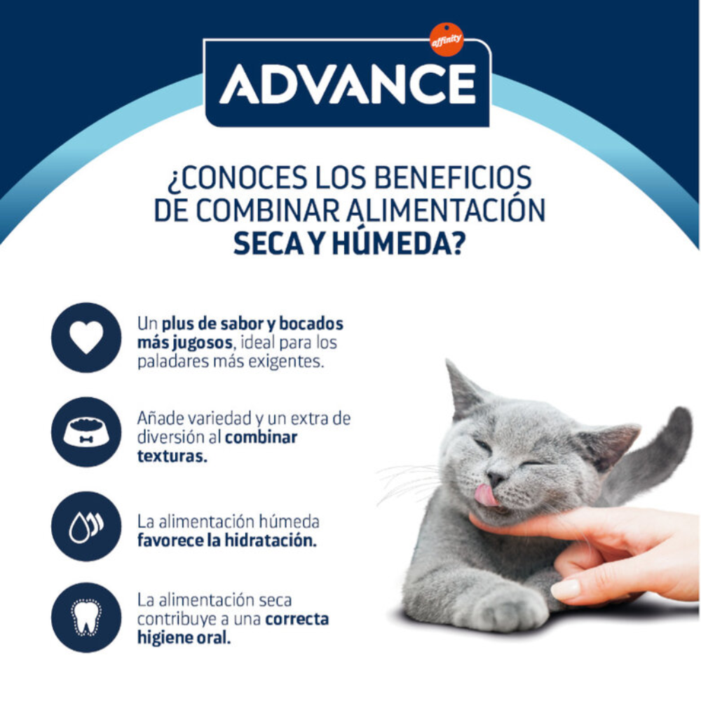 Advance Cat Bocaditos en Salsa para Gatos Adultos 85 g al mejor precio -Todoanimal.es
