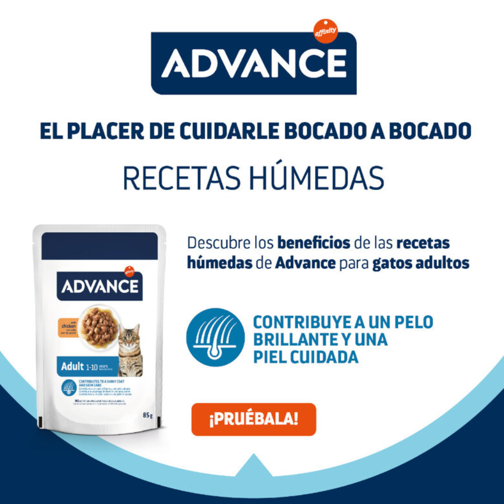 Advance Cat Bocaditos en Salsa para Gatos Adultos 85 g al mejor precio -Todoanimal.es
