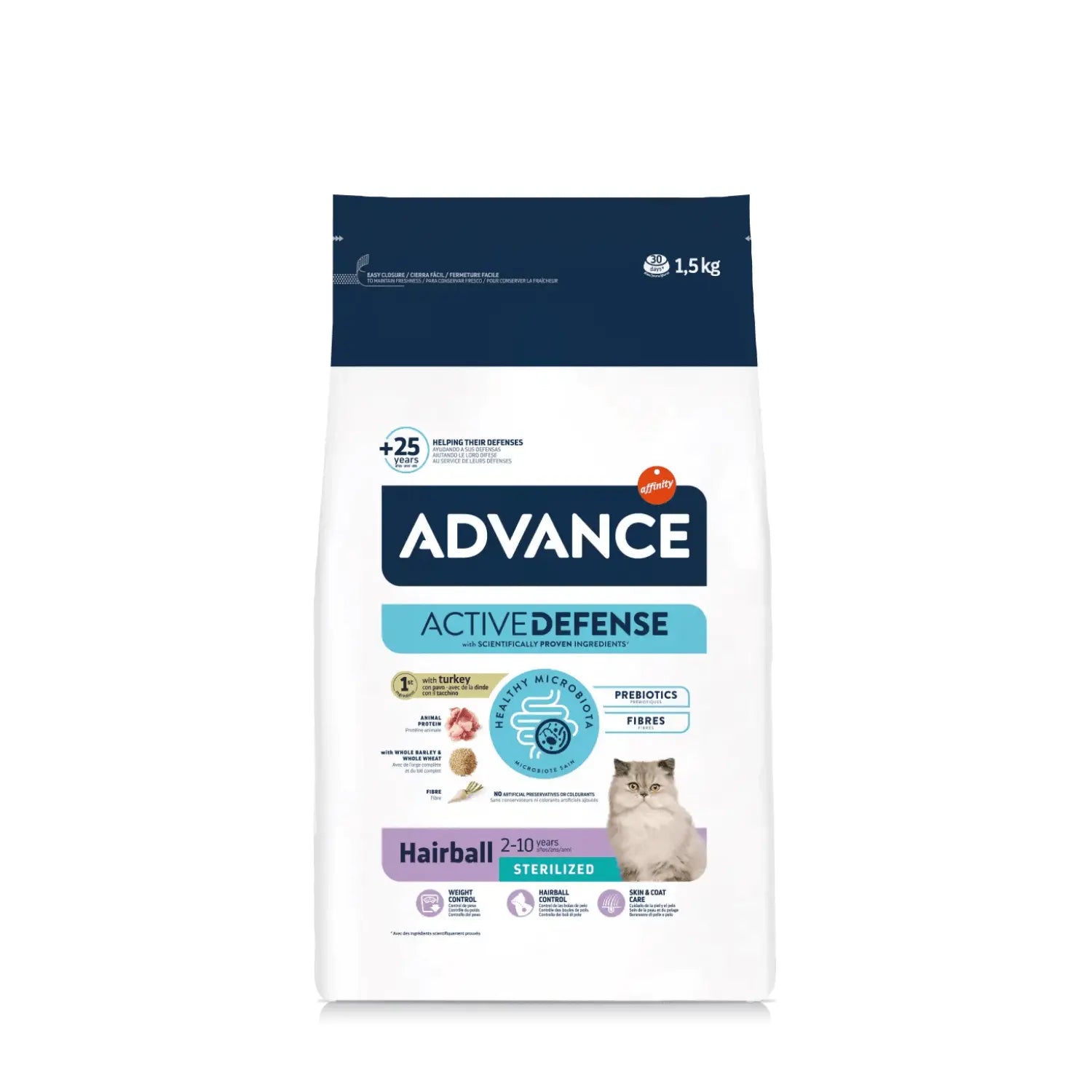 Advance Cat Sterilized Hairball Control Bolas de Pelo Gato ADVANCE