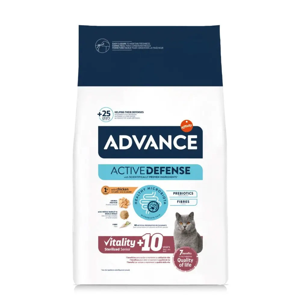 Advance Cat Vitality Sterilized Senior +10 al mejor precio -Todoanimal.es