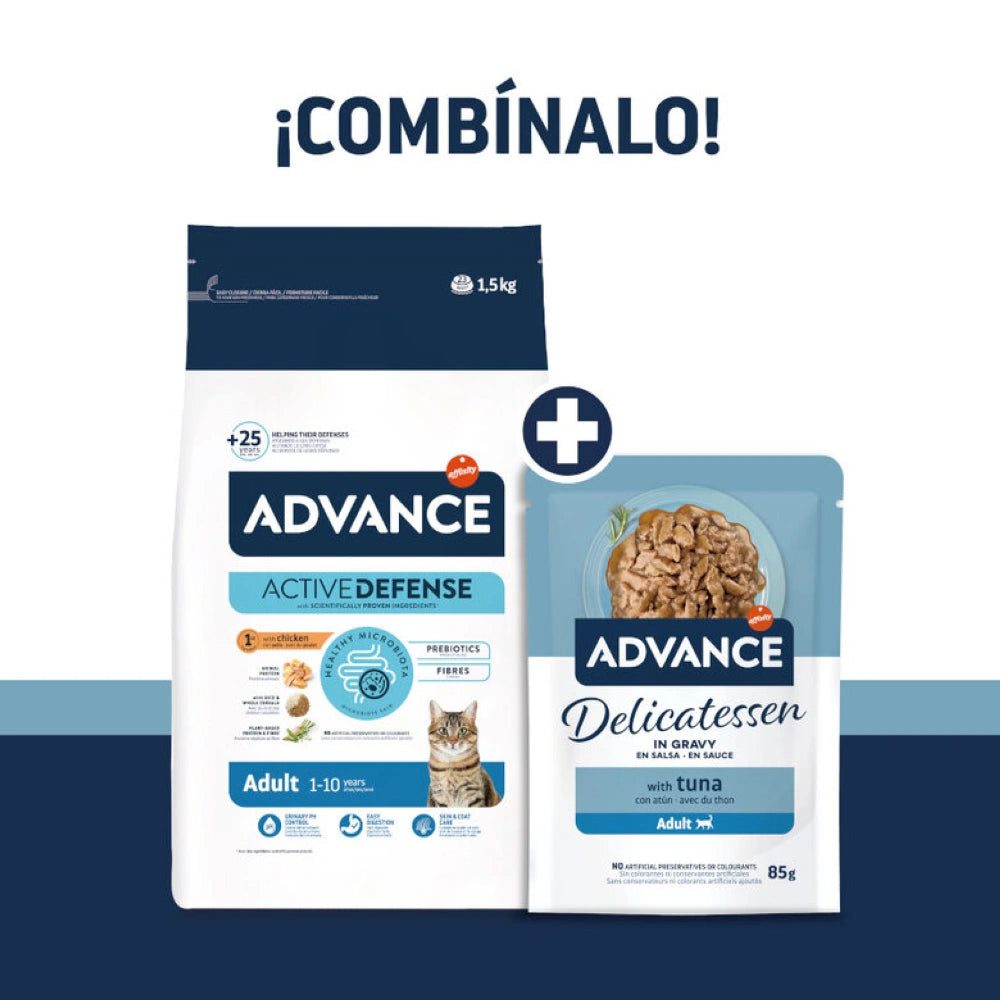 Advance Delicatessen en Salsa con Atún para Gatos al mejor precio -Todoanimal.es