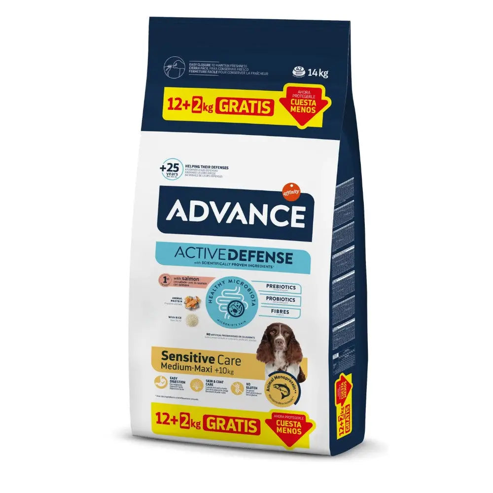 Advance Dog Adult Medium Maxi Salmón & Rice Sensitive Care al mejor precio -Todoanimal.es