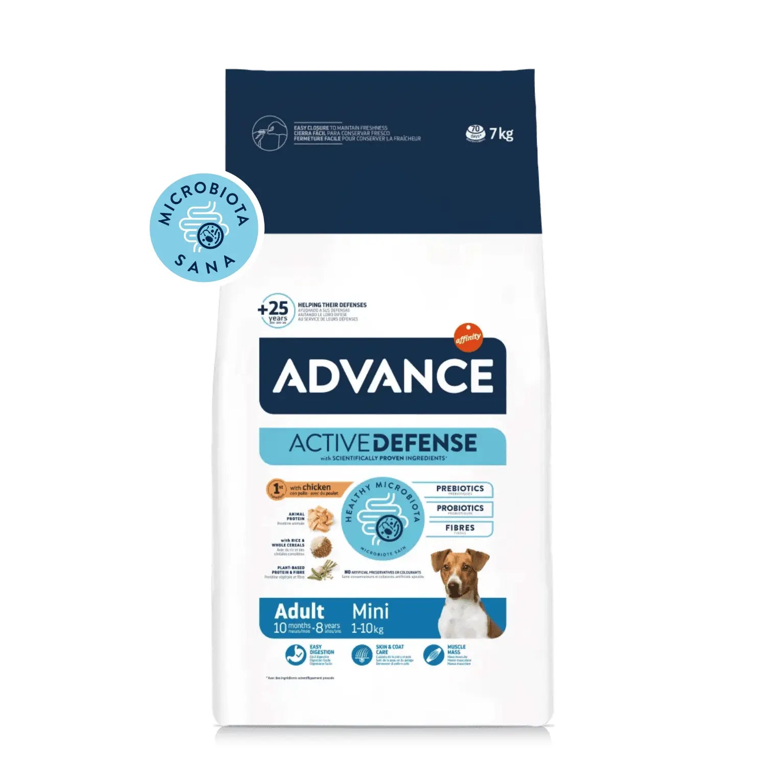 Advance Dog Adult Mini Chicken & Rice - Pienso para Perros con Pollo ADVANCE
