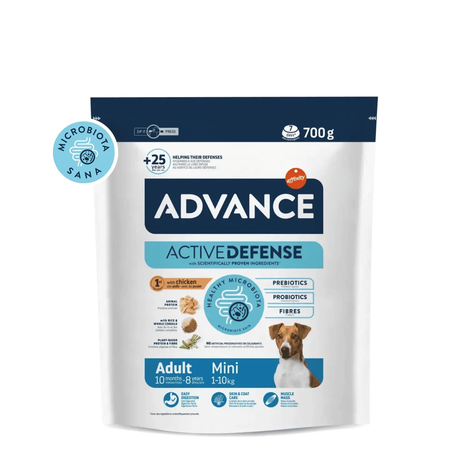 Advance Dog Adult Mini Chicken & Rice - Pienso para Perros con Pollo ADVANCE
