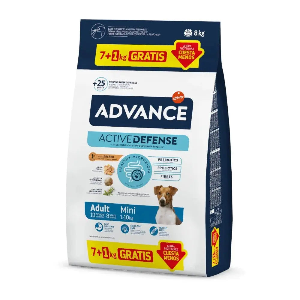 Advance Dog Adult Mini Chicken & Rice - Pienso para Perros con Pollo al mejor precio -Todoanimal.es