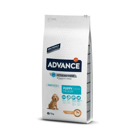 Advance Dog Puppy Medium Chicken & Rice 12Kg AFFINITY PETCARE, S.A. UNIPERSONAL