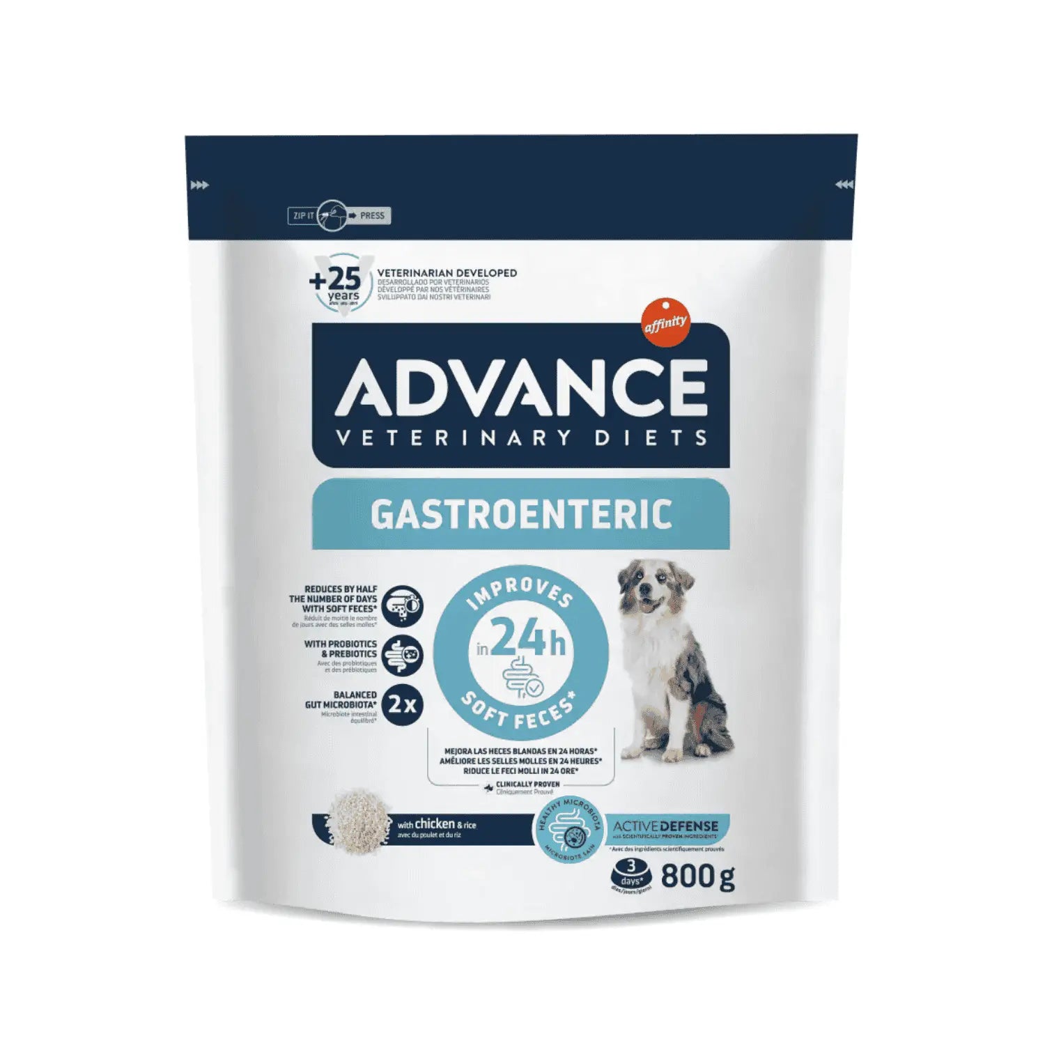 Advance Dog Veterinary Gastroenteric con Probióticos 800gr ADVANCE