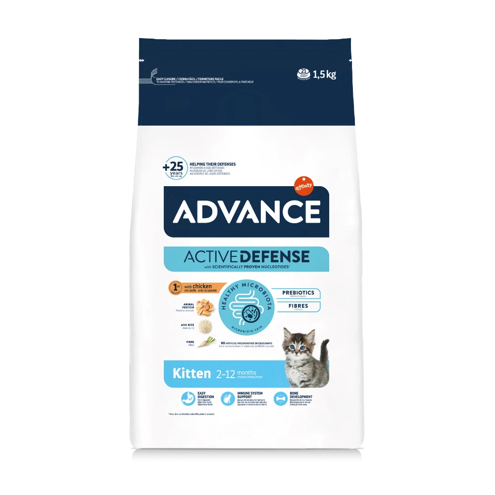 Advance Kitten Pienso con Pollo y Probióticos para Gatitos al mejor precio -Todoanimal.es