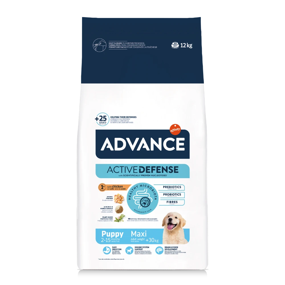 Advance Puppy Maxi Pienso para Cachorros de Raza Grande al mejor precio -Todoanimal.es
