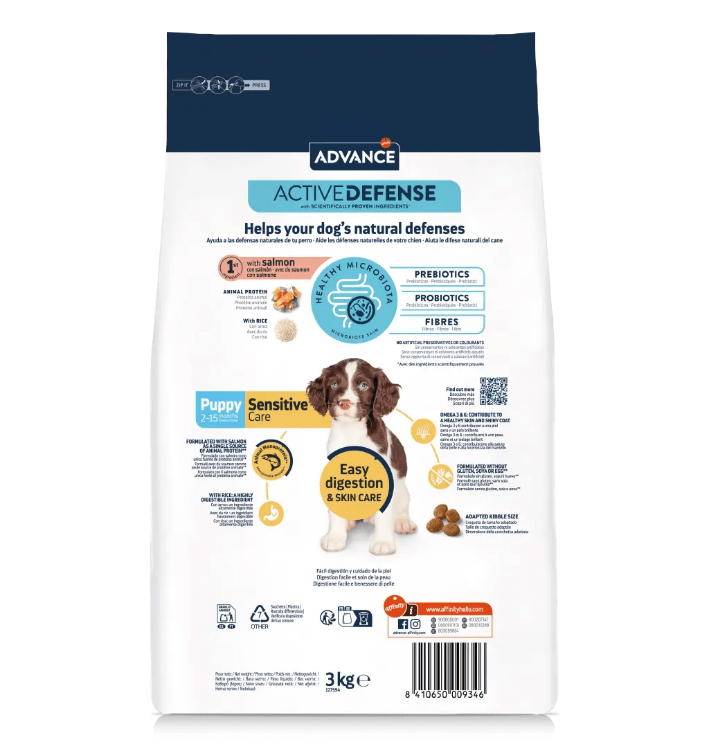 Advance Puppy Sensitive Care Pienso para Cachorros al mejor precio -Todoanimal.es