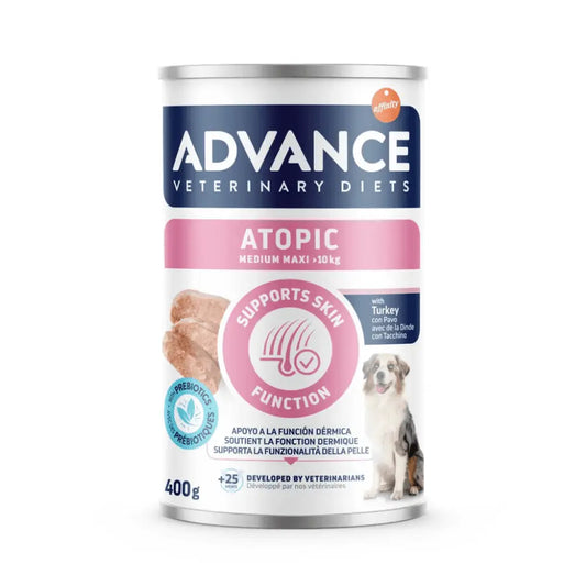 Advance Veterinary Atopic Medium Maxi 400 g Lata Comida Húmeda para Perros al mejor precio -Todoanimal.es